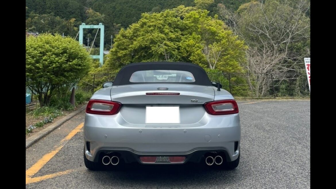 高野龍神スカイライン  アバルト １２４ スパイダー