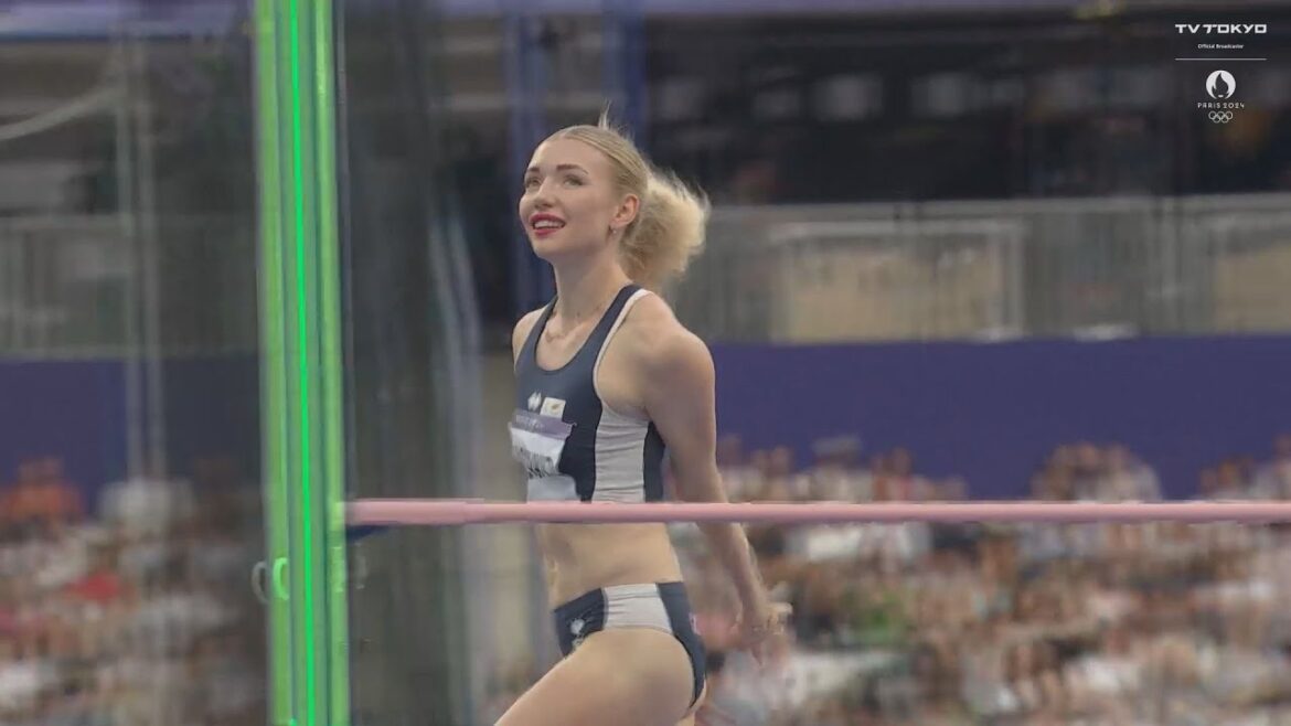 【陸上女子】キプロス・クリチェンコが1m86を楽々クリア！｜パリオリンピック  陸上女子走り高跳び決勝