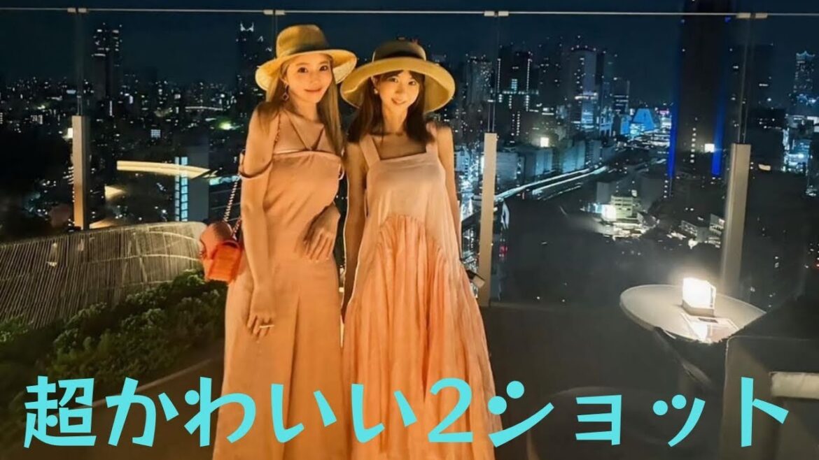 ほしのあき、住谷杏奈とピンク×麦わら帽子のリンクコーデ