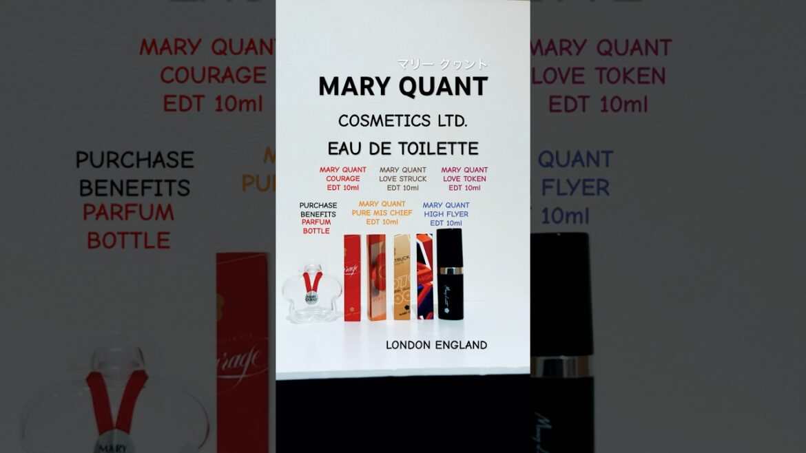 #MARYQUANT #浜崎あゆみ #M イギリスのロゴも可愛いマリークワントの可愛い香水です。こちらはセット販売の香水です。左の香水瓶は購入特典で非売品です。化粧品や色物の化粧品も販売されています。