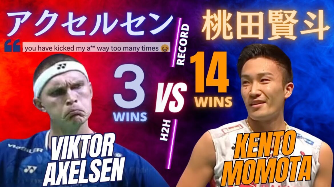 【桃田賢斗代表引退】世界最強アクセルセンをボコボコにする桃田は懐かしい！｜Greatest Rivalry in Badminton Momota KICK Viktor Axelsen｜桃田斗安赛龙