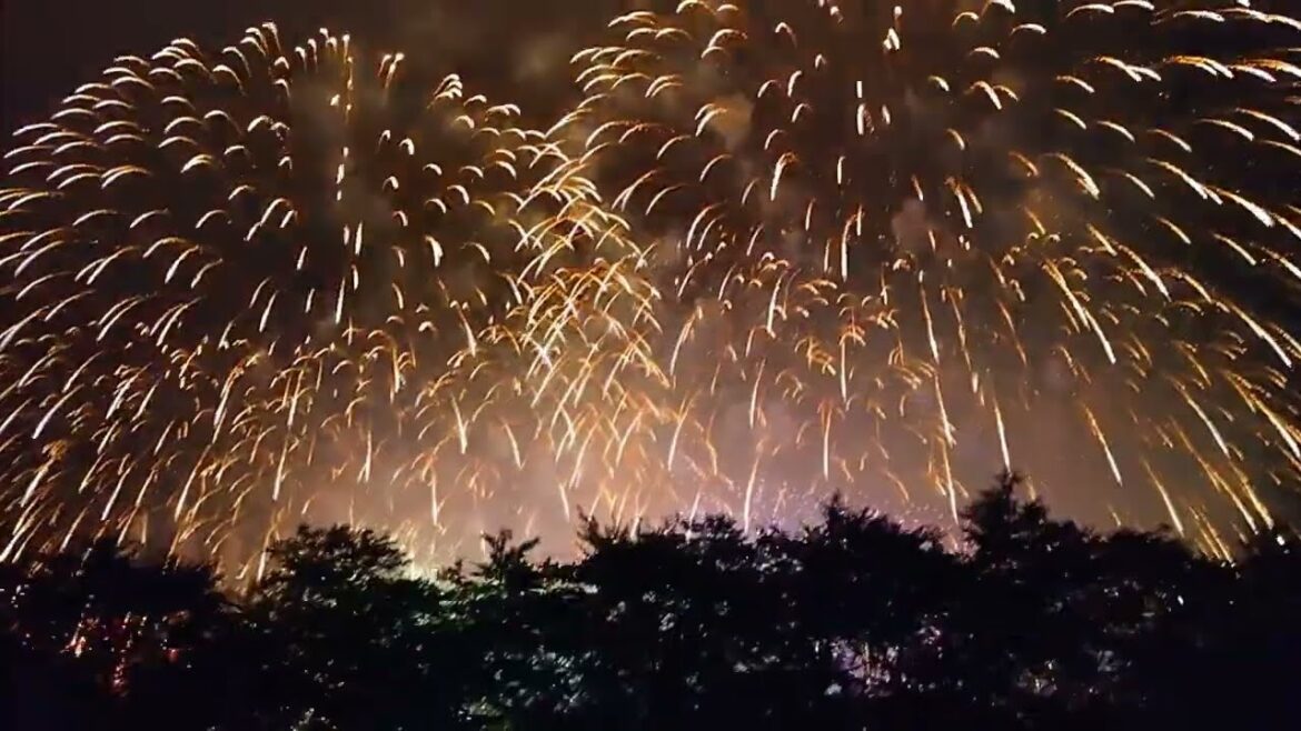第31回赤川花火大会2024　First Love/宇多田ヒカル　山形県鶴岡市