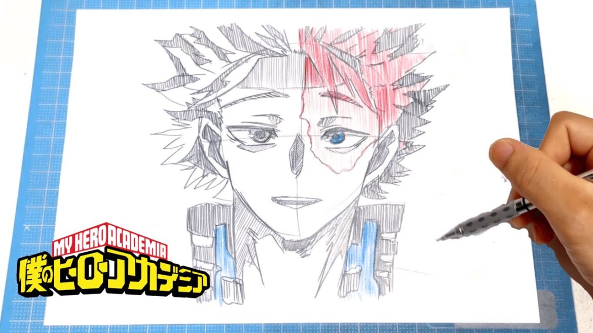 【イラスト】(僕のヒーローアカデミアTHE MOVIE ユアネクスト)轟焦凍 描き方!簡単なイラストの描き方!イラストメイキングDrawing My Hero Academia Art 【イラスト】(僕のヒーローアカデミアTHE MOVIE ユアネクスト)轟焦凍 描き方!簡単なイラストの描き方!イラストメイキングDrawing My Hero Academia Art