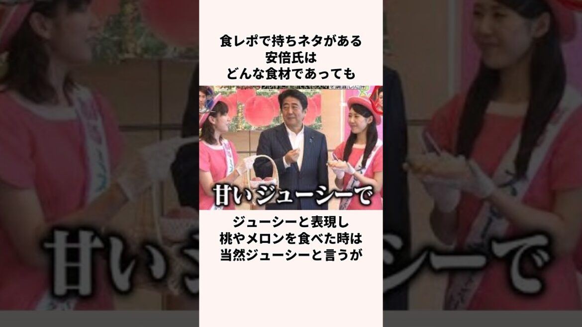 「土管から飛び出した」安倍晋三元総理についての雑学