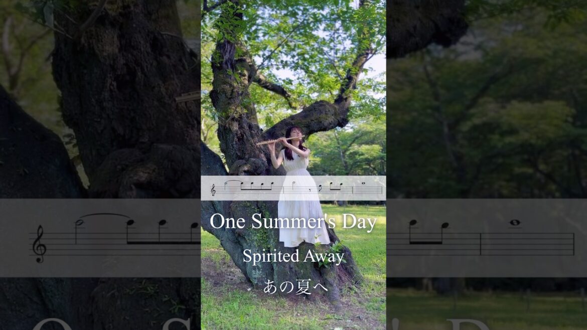 【あの夏へ】 #千と千尋の神隠し #フルート #flute #spritedaway #ジブリ