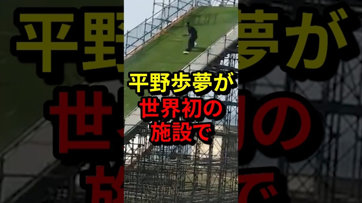 「雪がなくても…」平野歩夢が世界初の施設で魅せる大技！！ 　#気になる日本