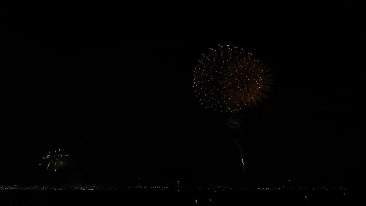 【4KHDR・全編】関門海峡花火大会　2024　下関側　全編