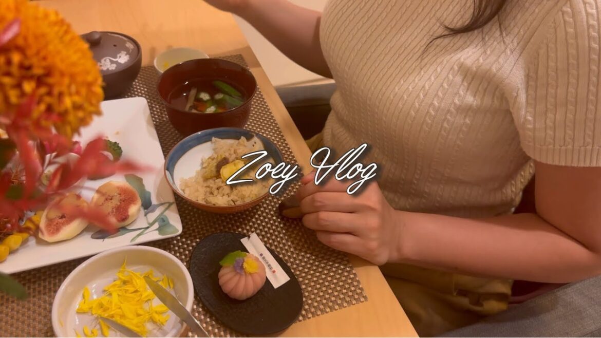 【Vlog】秋の訪れを感じる日の重陽の節句の夕食