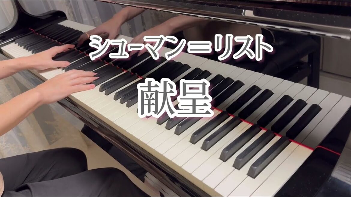 シューマン＝リスト　献呈　リスト "Widmung S.566" Schumann/Liszt
