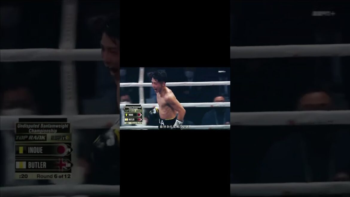 井上尚弥がバトラーを挑発したシーンが面白すぎる  #井上尚弥 #boxing