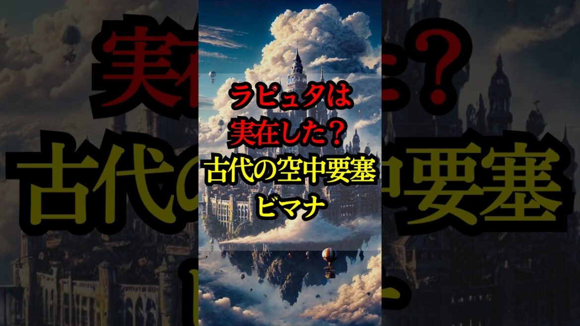 宮崎駿監督も参考にした？ラピュタにそっくりな古代の空中要塞【都市伝説 ミステリー】 #都市伝説
