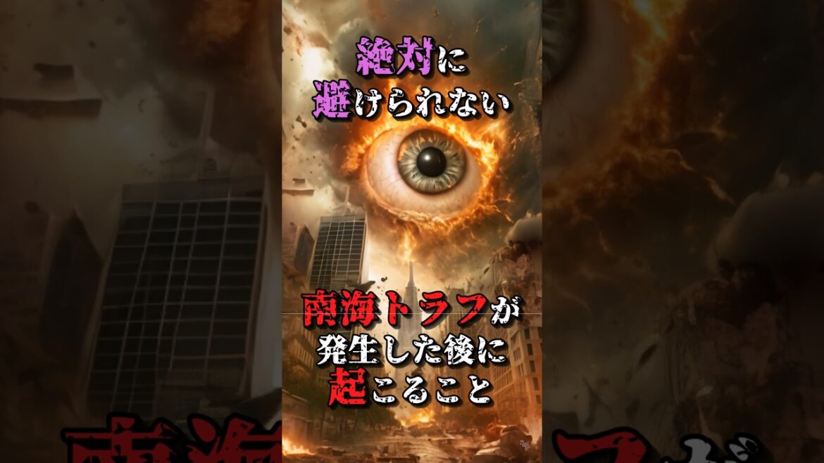 絶対に避けられない南海トラフが発生した後に起こること #ホラー #都市伝説 #南海トラフ