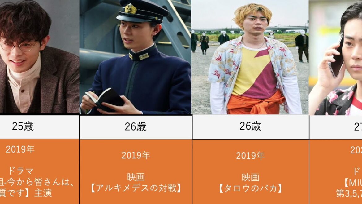菅田将暉の出演映画とドラマを年齢順に並べてみた