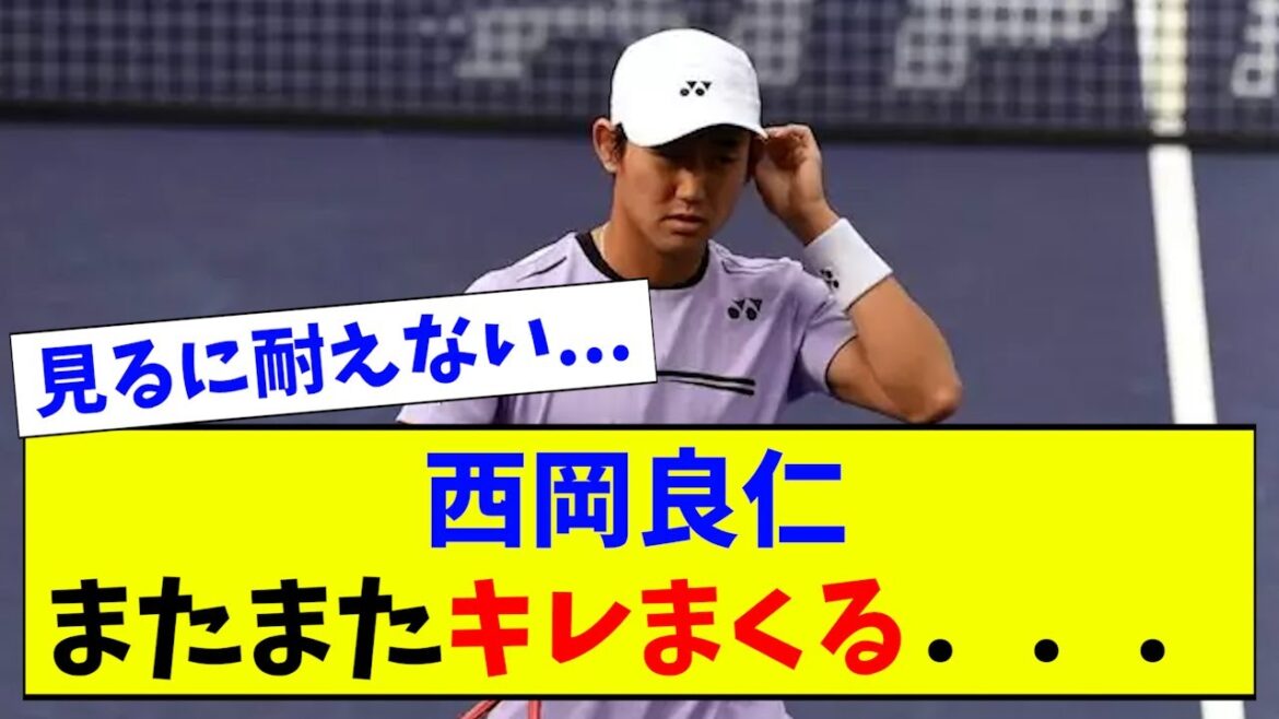 西岡良仁、またまたキレまくる．．．【なんJ反応】
