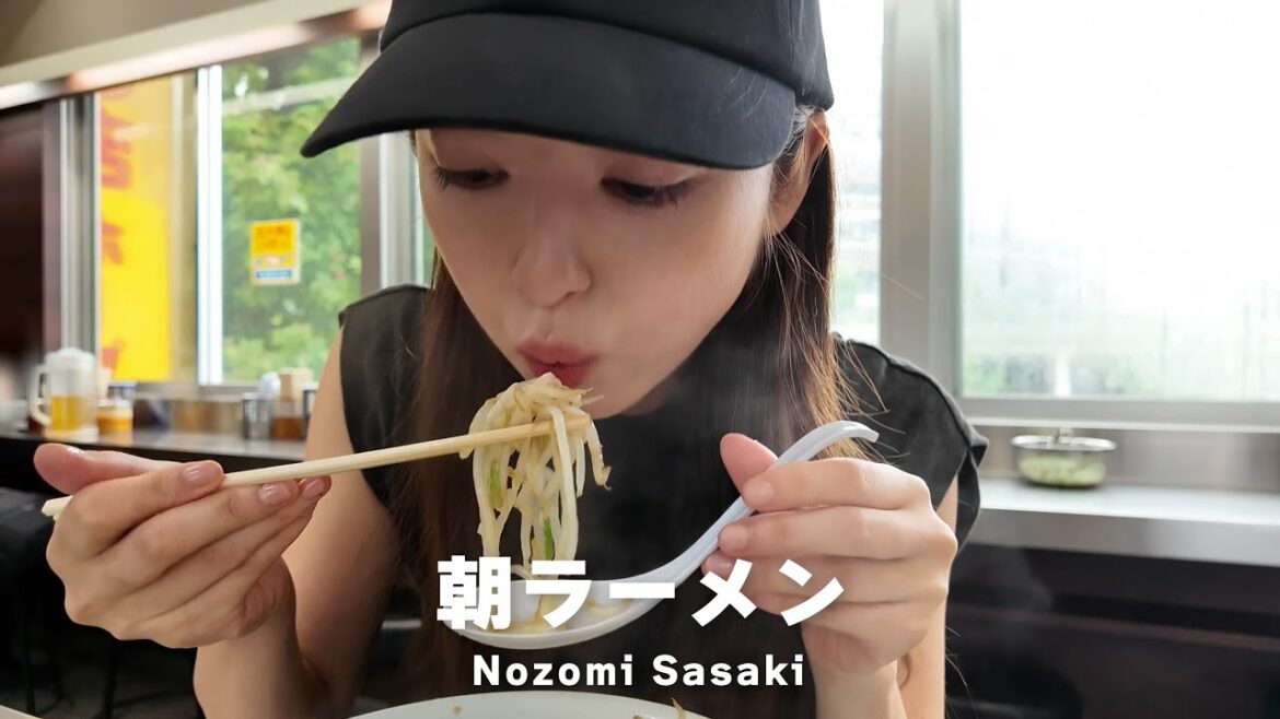子供を送った後に朝ラーメンを食す🍜