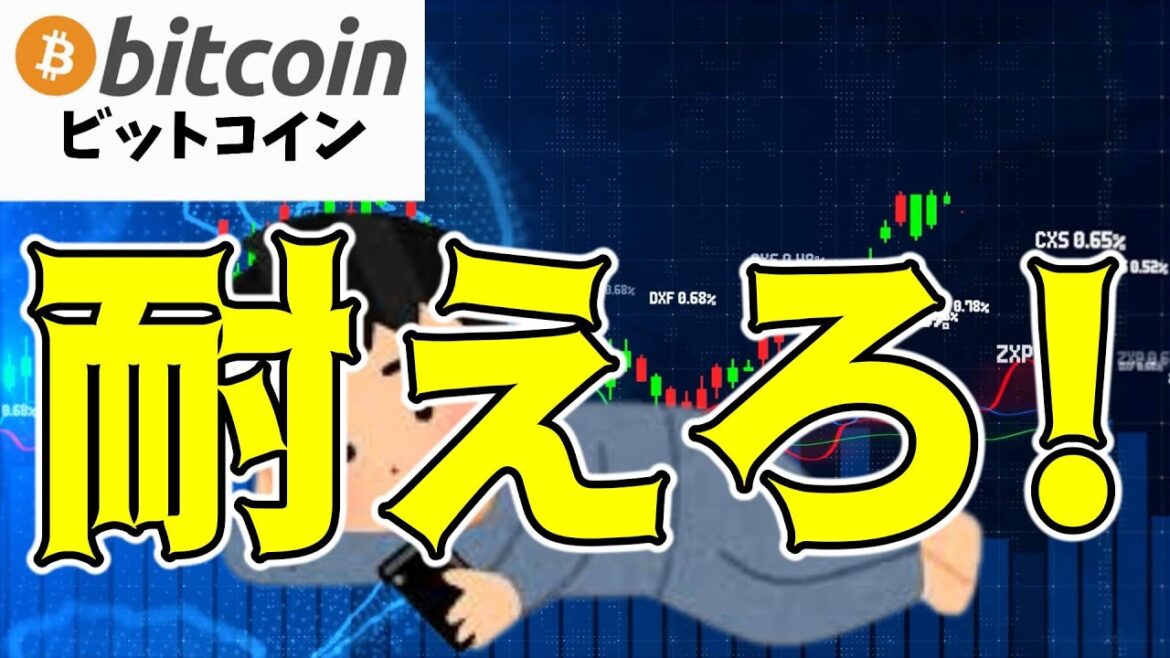 【仮想通貨 ビットコイン】今は耐えろ！本当の反発は〇〇（朝活配信日目 毎日相場をチェックするだけで勝率アップ）【暗号資産 Crypto】