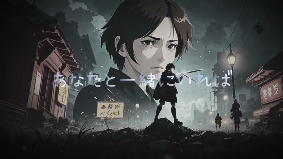 最高に泣ける感動の恋愛ソング。最新人気ボカロ曲「You (feat. VY1V4)[重低音強化]1番」歌詞付き動画。高音質。Kaiber AI Animation Music Video。小寺健太