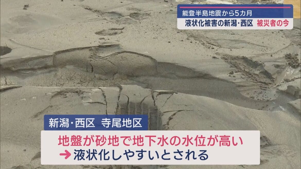 【能登半島地震|被災から5カ月】新潟市で液状化の爪痕といまだ続く住民の苦悩【新潟】スーパーJにいがた6月3日OA 【能登半島地震|被災から5カ月】新潟市で液状化の爪痕といまだ続く住民の苦悩【新潟】スーパーJにいがた6月3日OA
