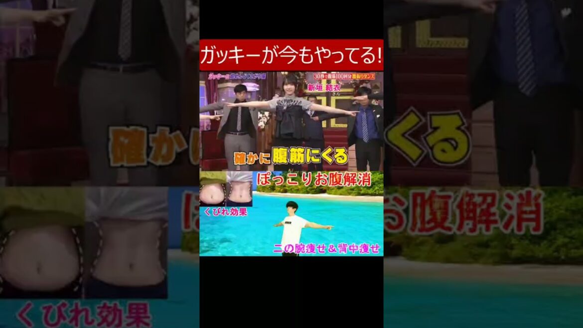 【ガッキー(新垣結衣さん)が今もやってる話題のくびれトレーニング】お腹痩せ(ウエスト痩せ)やくびれ作りに最適な筋トレ◆産後ダイエットメニューにも◎ #ガッキー #新垣結衣 #ダイエット