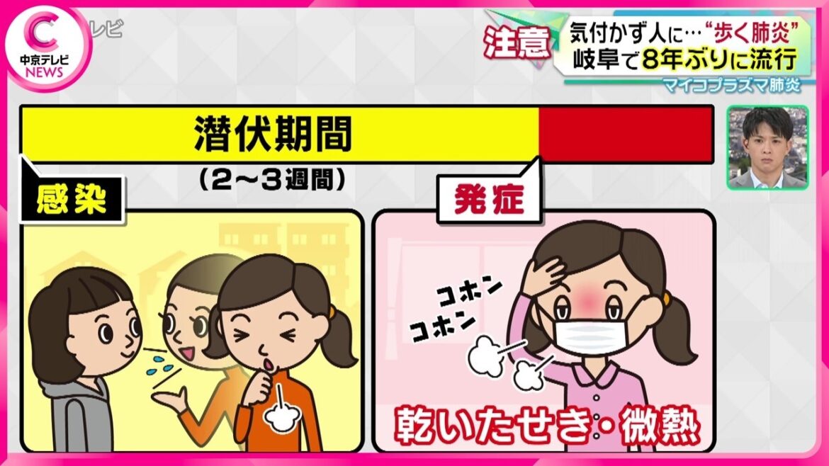 【マイコプラズマ肺炎】気付かず人にまき散らす恐れ　“歩く肺炎”　岐阜で8年ぶりに流行