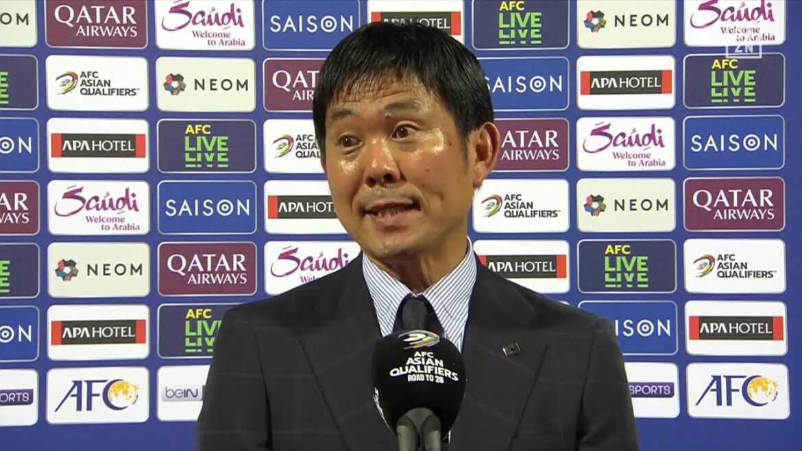【試合後インタビュー｜森保一監督】「選手たちがアウェイでも粘り強く戦ってくれた」｜AFCアジア最終予選 グループC第2節 バーレーン×日本