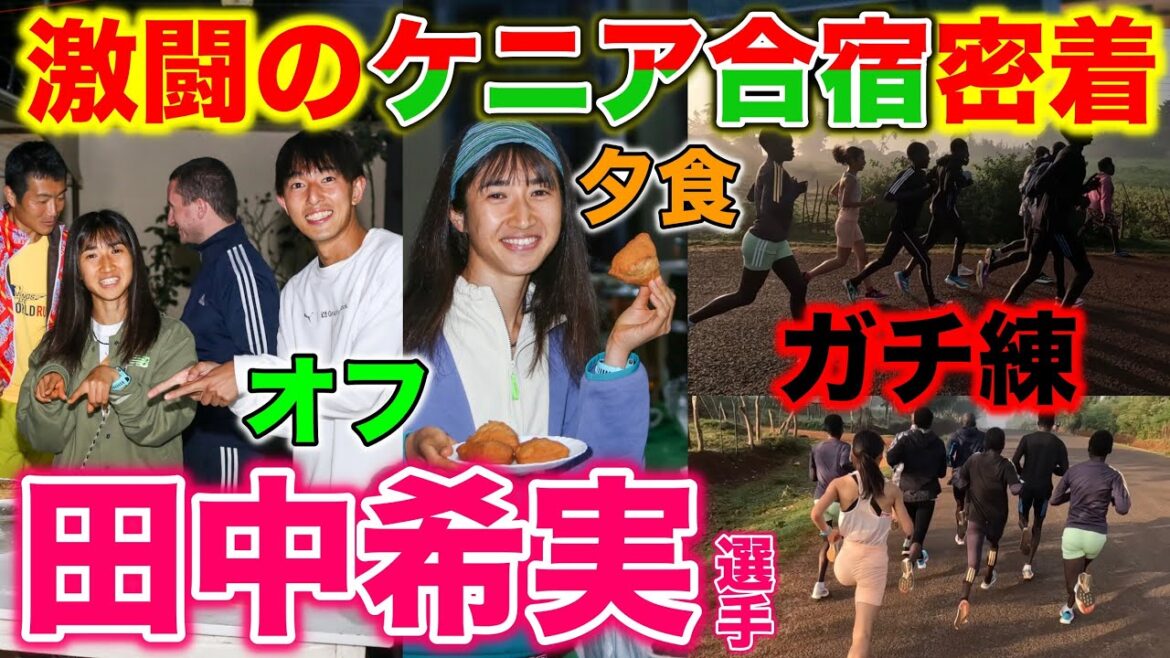 【密着】田中希実選手のパリオリンピック前ケニア合宿に密着！高強度練習以外の生活とは？朝練で激闘のファルトレク！#kenya #田中希実 #running