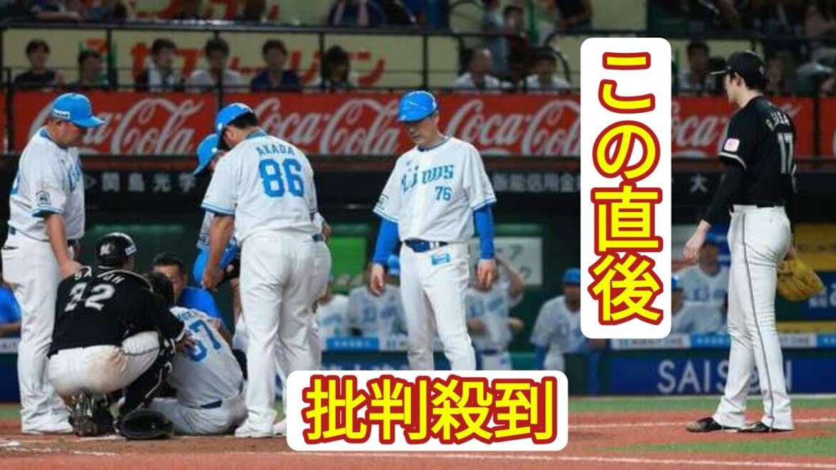 前日に危険球退場となったロッテ・佐々木朗希、練習中に西武・野村大樹に謝罪