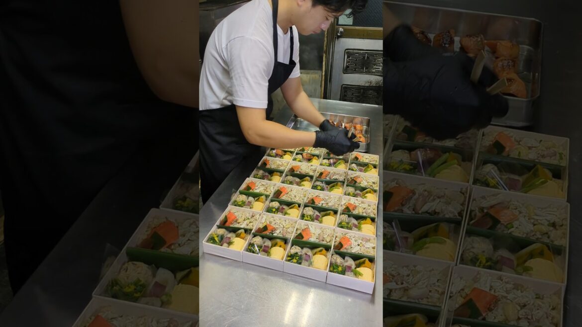 菊の節句御弁当盛り付け　#日本料理 #和食 #愛知グルメ #名古屋グルメ #岡崎グルメ#お弁当