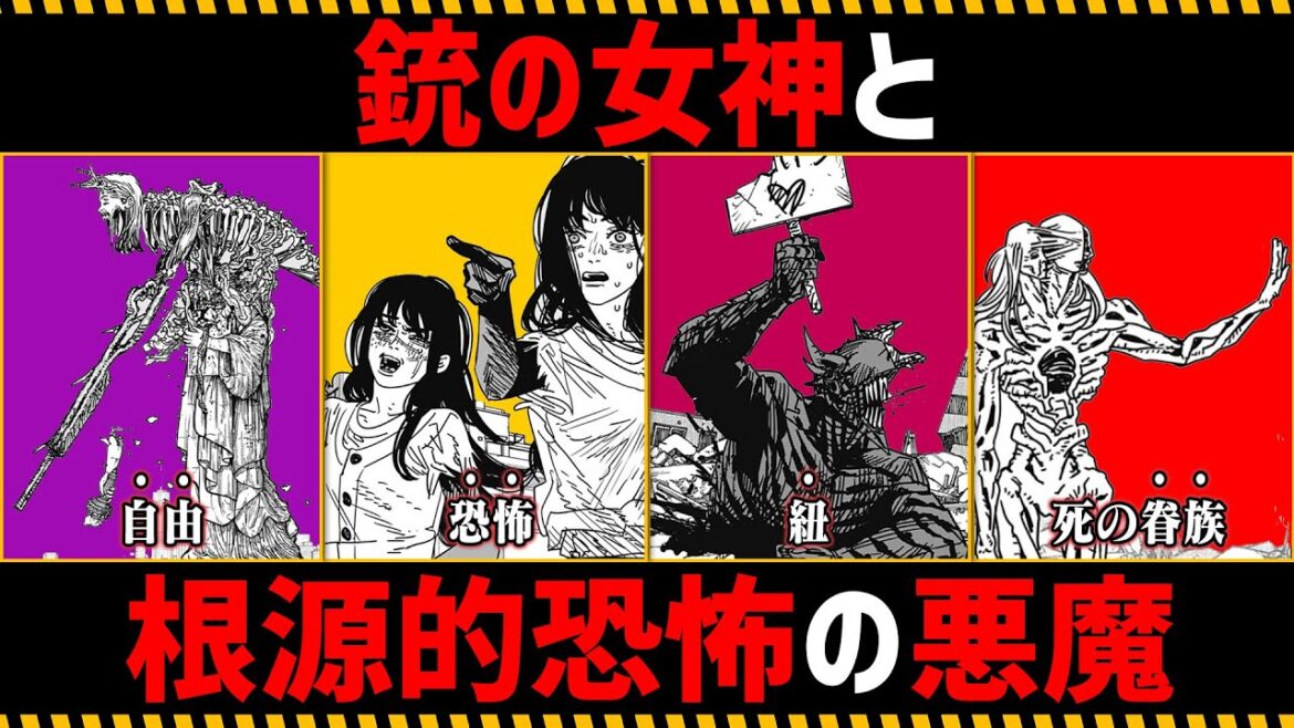 【チェンソーマン考察】銃の女神と根源的恐怖の悪魔を徹底考察【178話,179話】