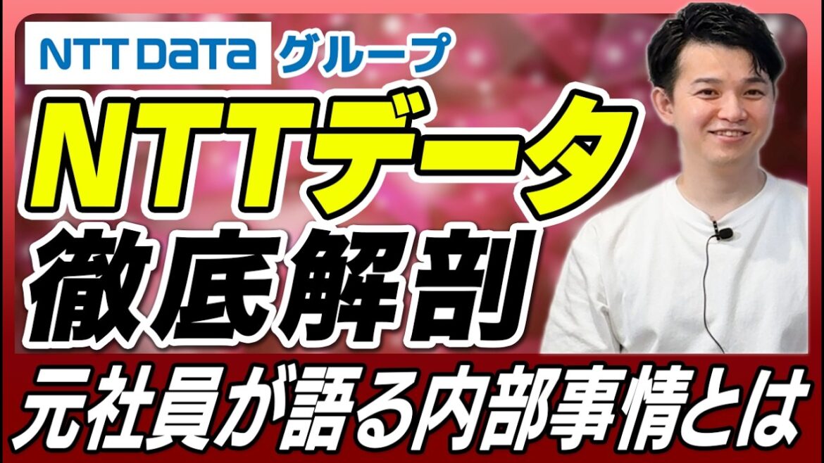 【徹底解説】NTTデータ グループ元社員が語る内部事情