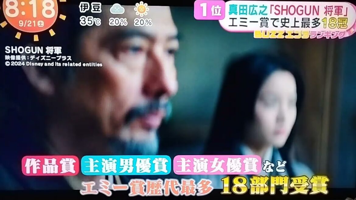 エミー賞史上最多18冠。俳優真田広之が監督「SHOGUN」