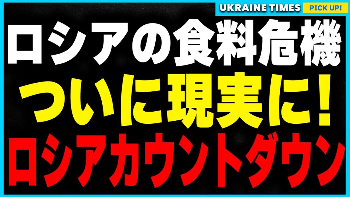 ロシアの食糧問題が現実に！？ロシア経済の急激な悪化が招く食糧危機、深刻化するインフレの背後に隠されたカラクリとその影響について解説します。