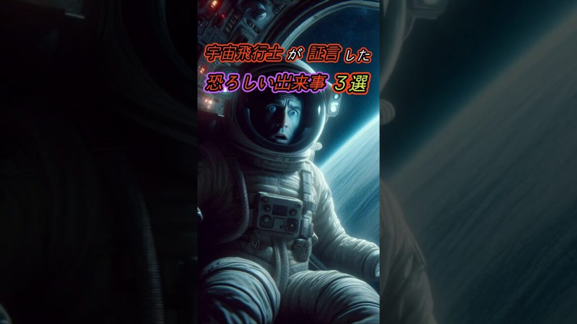 宇宙飛行士が証言した恐ろしい出来事３選 #雑学 #都市伝説 #宇宙