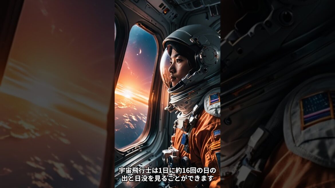 宇宙飛行士は1日に16回の日の出と日没を見る #地球体験 #trivia #雑学 #宇宙の叡智 #雑学聞き流し #宇宙の謎