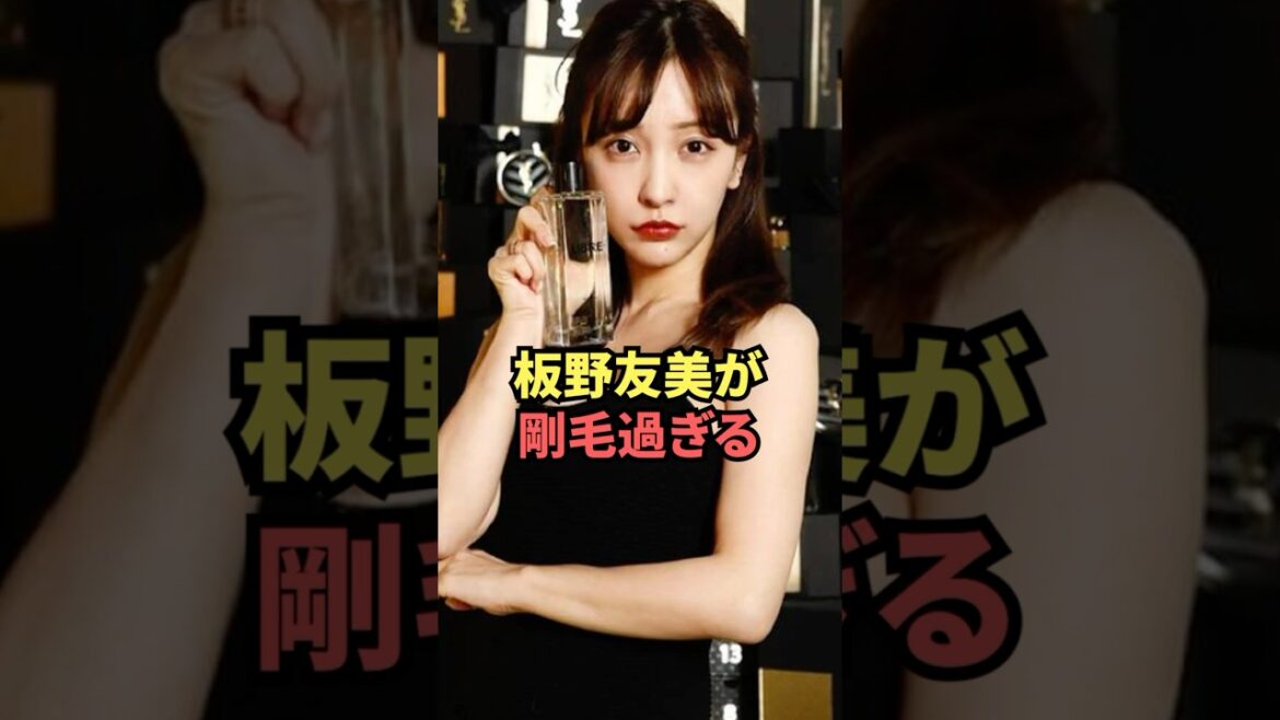 板野友美が剛毛すぎる