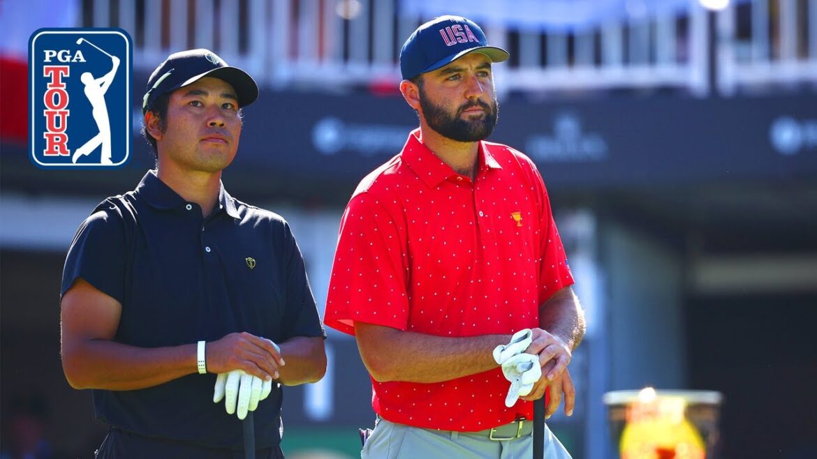 日本のエース松山英樹 対 世界NO.1スコッティ・シェフラー プレジデンツカップ 日本のエース松山英樹 対 世界NO.1スコッティ・シェフラー プレジデンツカップ