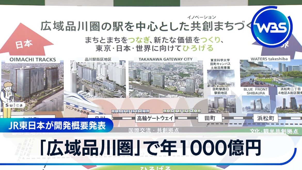「広域品川圏」で年1,000億円　JR東日本が開発概要発表【WBS】