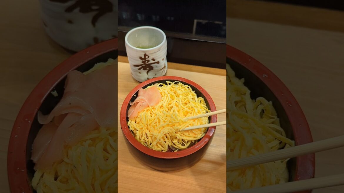 たっぷり錦糸玉子のちらし寿司 すし善 京都・烏丸御池 #京都ランチ