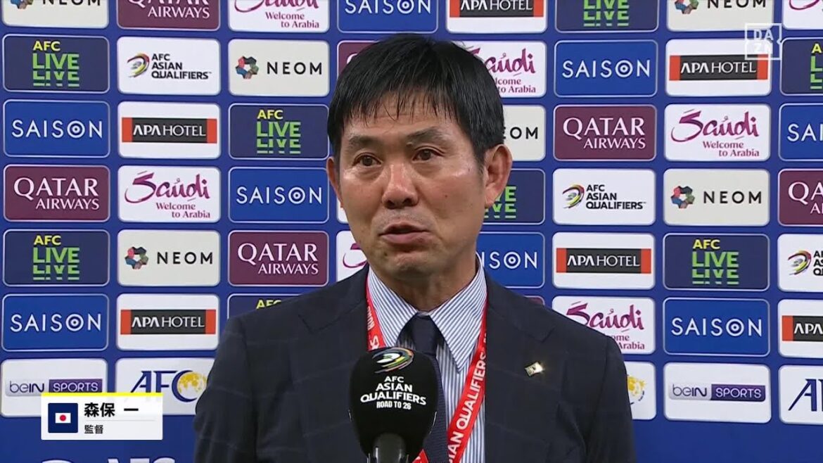 【試合後インタビュー｜森保一監督】「選手たちが常に高みを目指してくれている」「選手たちの頑張りが能登半島の方々にも届いてくれれば...」｜AFCアジア最終予選 グループC第3節 サウジアラビア×日本