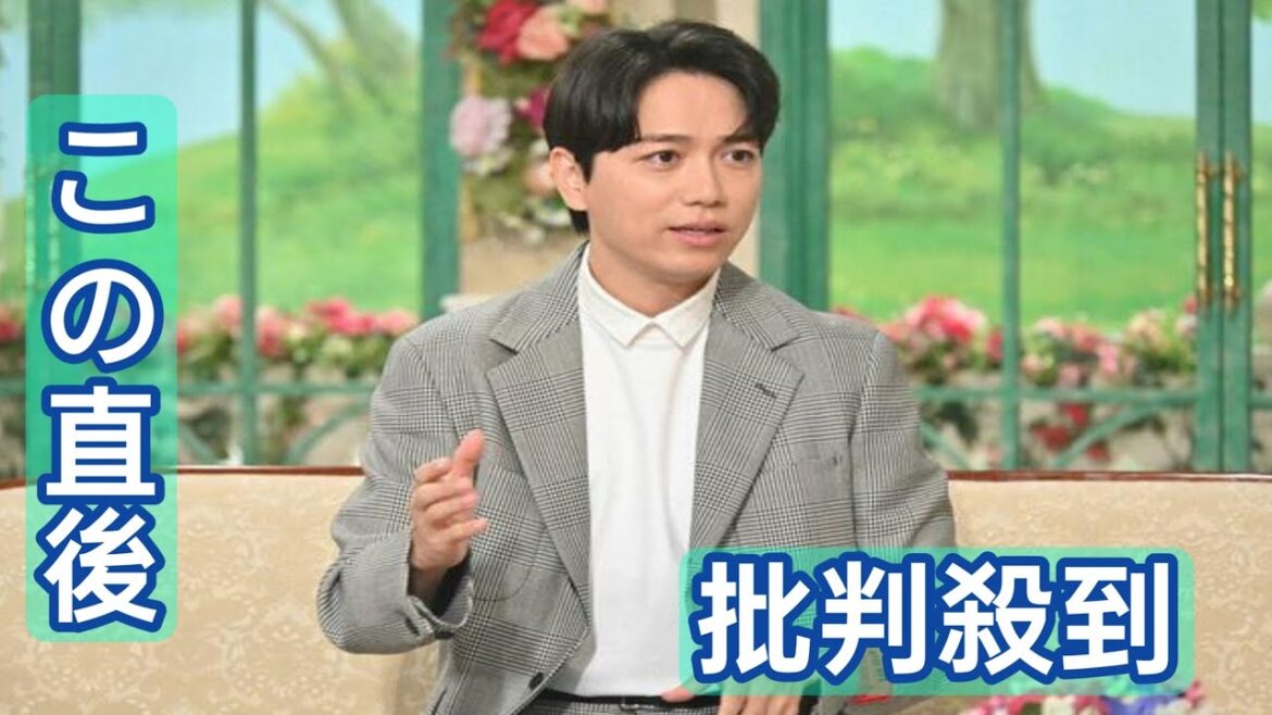 ＜山崎育三郎＞母は学生時代にバンド活動　歌を好きになるきっかけを与えてくれた　「徹子の部屋」で語る