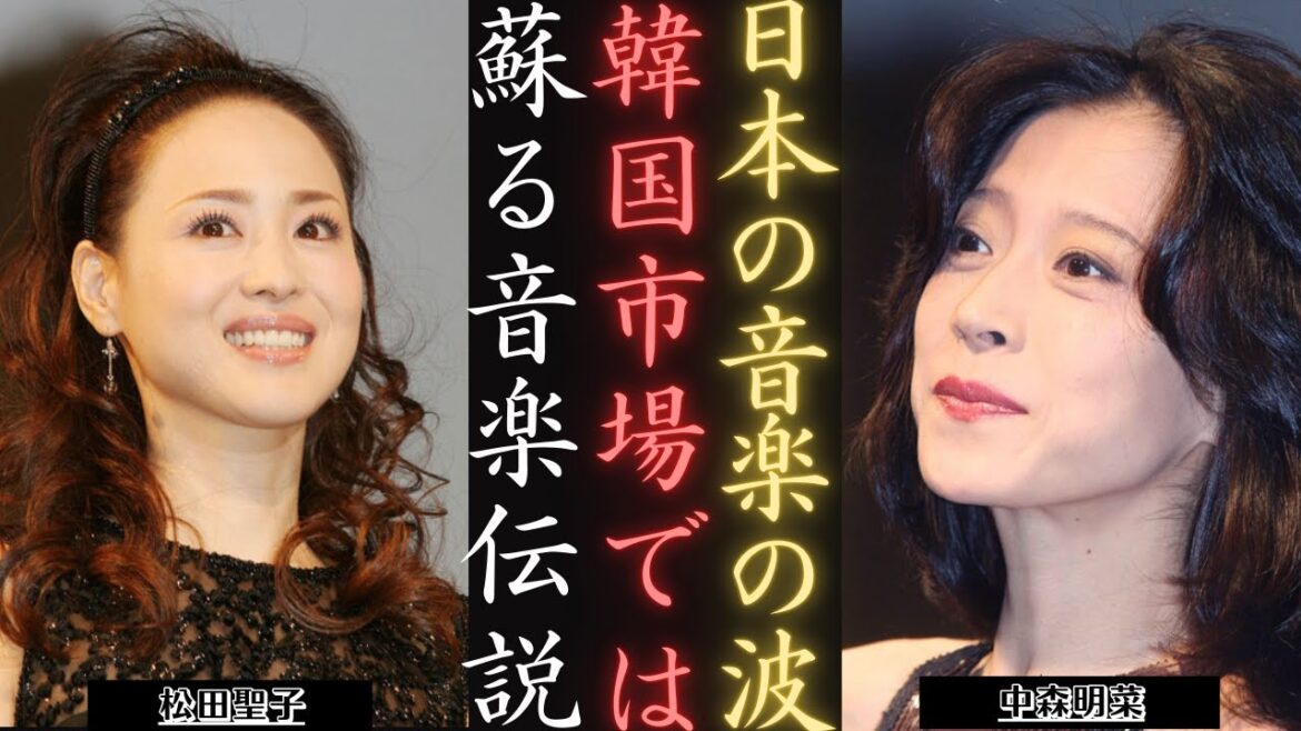 中森明菜 と松田聖子が韓国市場で躍進！|  新しい日記