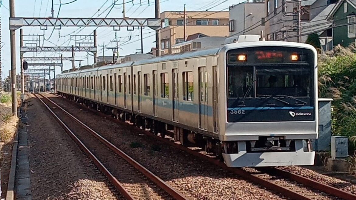 【三色LED】小田急3000形3262F 各駅停車唐木田行き 栗平駅入線
