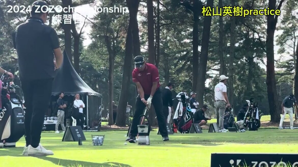 2024 ZOZO championship 松山英樹practice