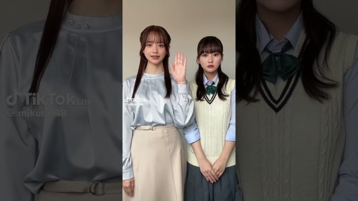 森香澄とのコラボ🥰 #tiktok #かわいい #美少女 #田中美久 #森香澄 #写真集 #3c