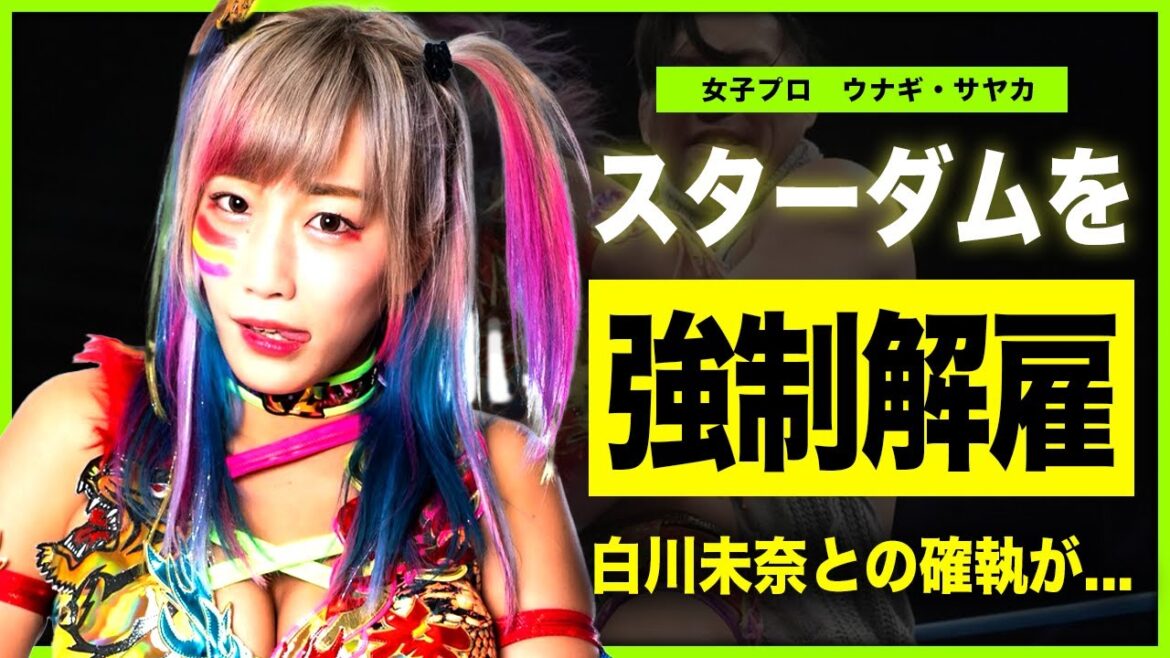 【プロレス】ウナギ・サヤカがスターダムを強制解雇された真相がやばい！！白川未奈との間に起きた確執の実態...『美人女子プロレスラー』の悲惨な現在とは