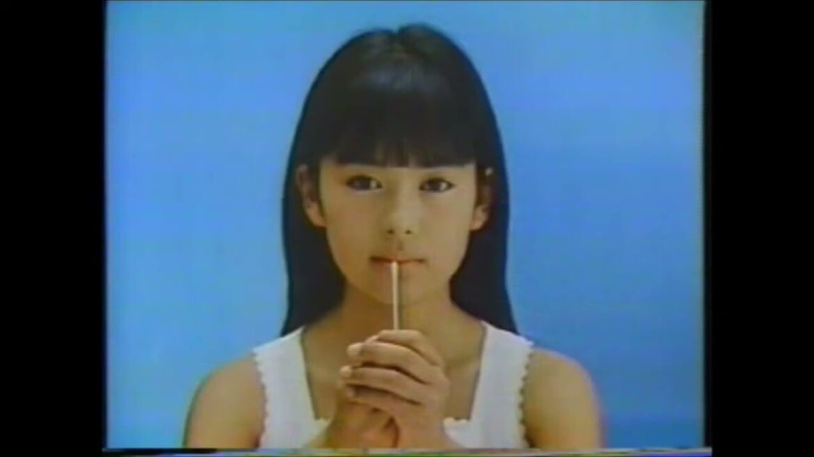CM ジョンソン綿棒   後藤久美子