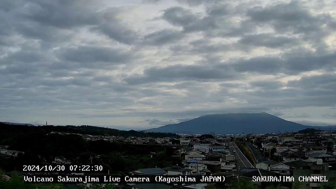 【絶景LIVE】桜島ライブカメラ（噴火・雲海・朝焼け） live camera  volcano-Sakurajima ,Kagoshima,Japan