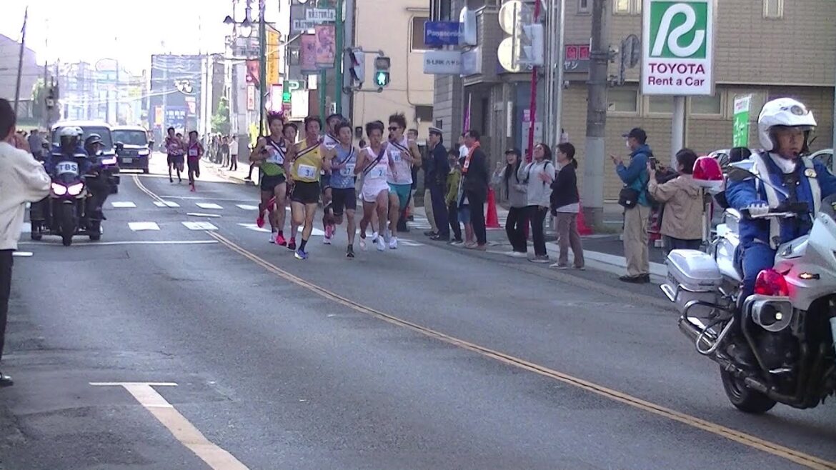 2023東日本実業団駅伝 1区10.5km付近