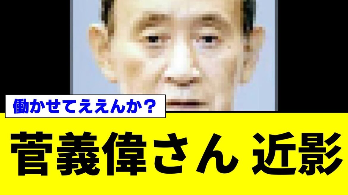 【衝撃】菅義偉さん、やばそう【2chスレ】【反応コメントまとめ】