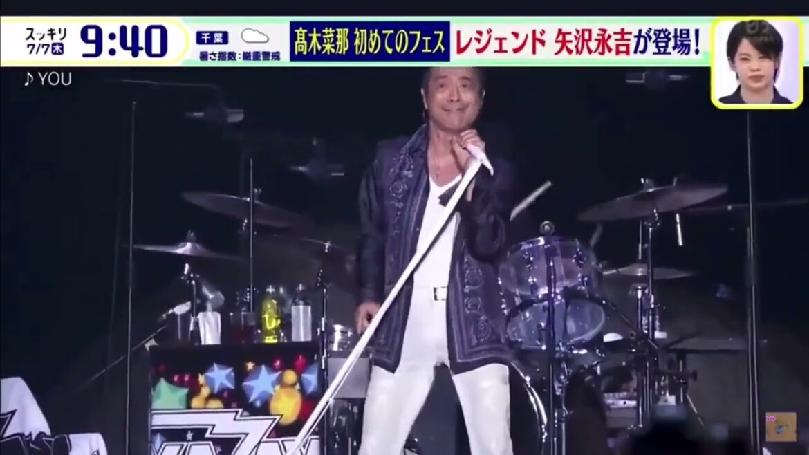 矢沢永吉★トヨタセンチュリーで会場入り★ライブ終わりに即座にバスローブに着替えセンチュリーに乗り込む★テレビ中継！！